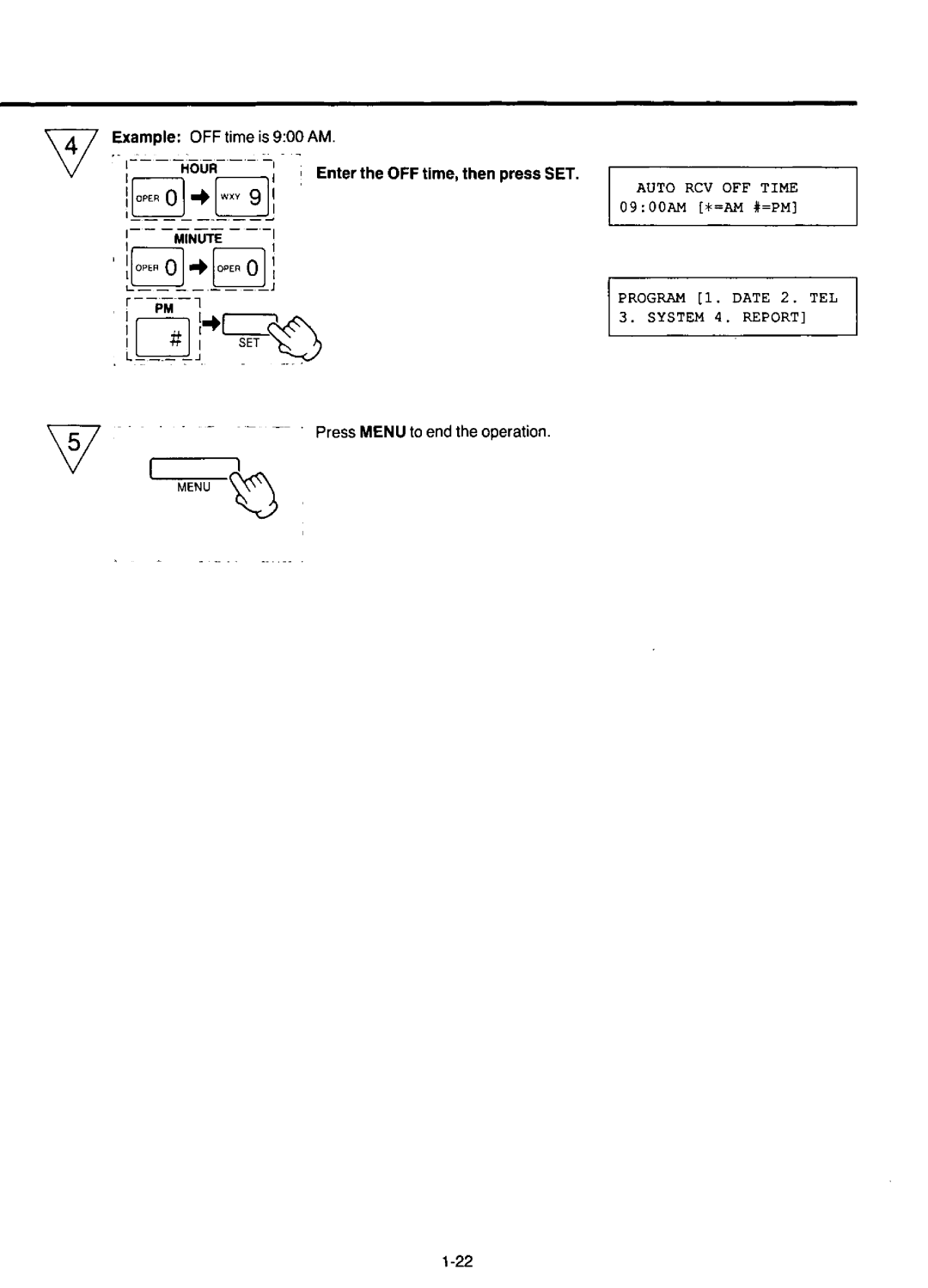 Panasonic KX-F220 manual 