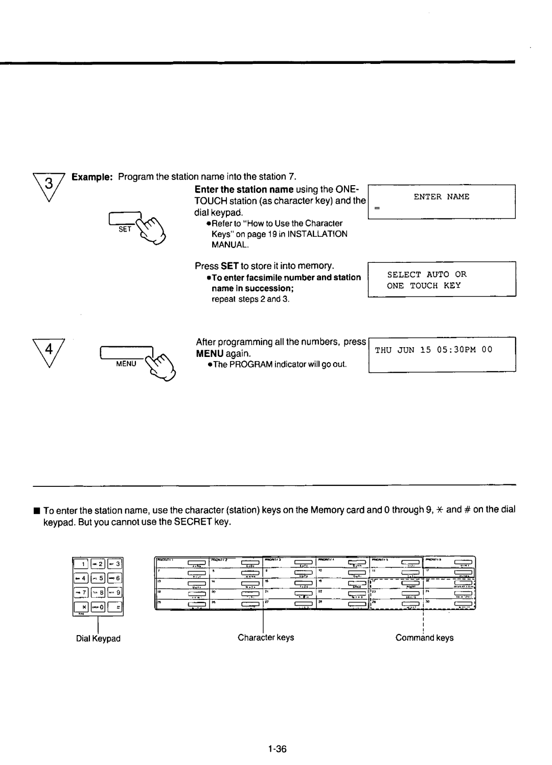 Panasonic KX-F220 manual 