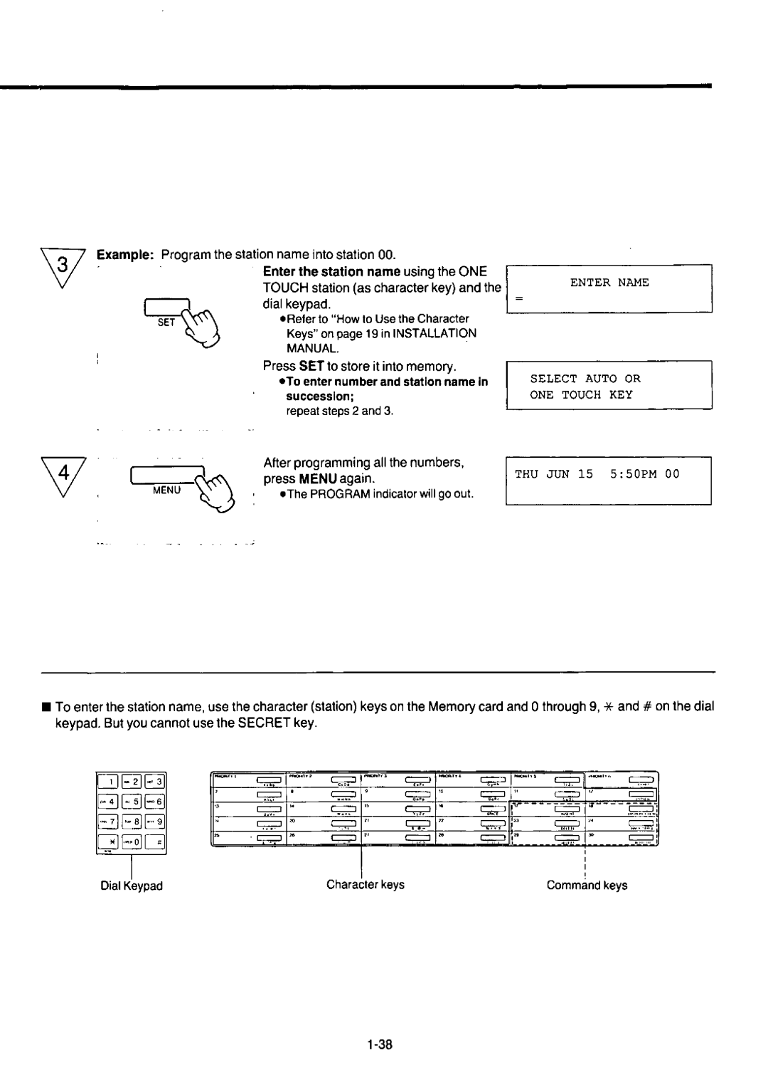 Panasonic KX-F220 manual 