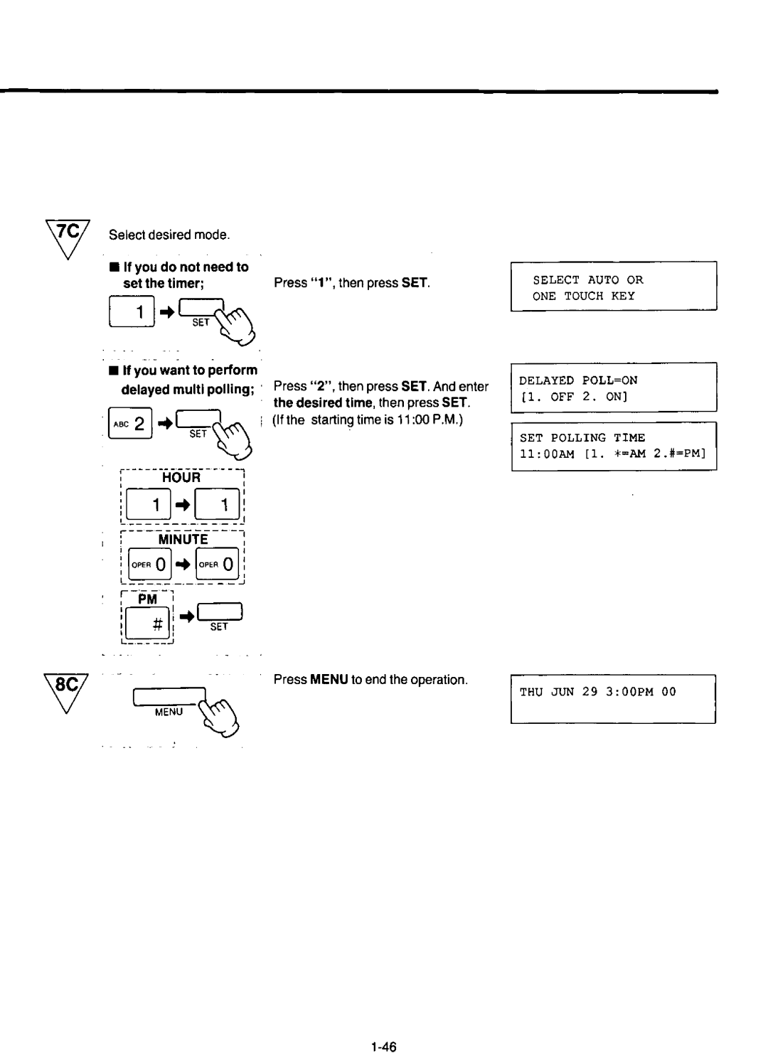 Panasonic KX-F220 manual 