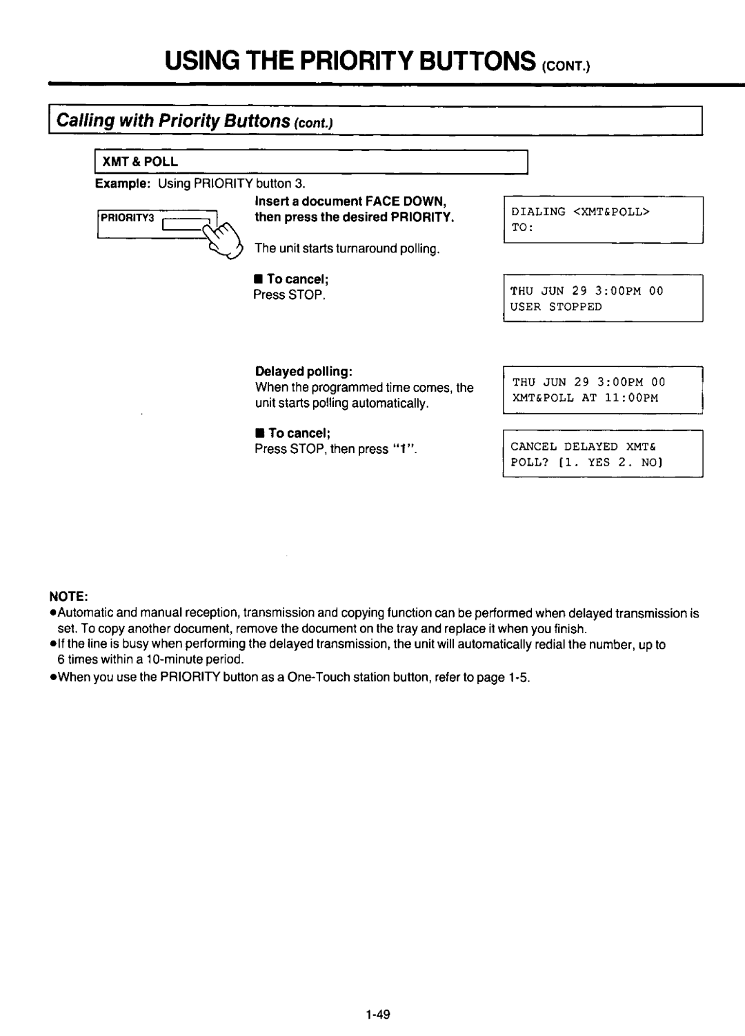 Panasonic KX-F220 manual 