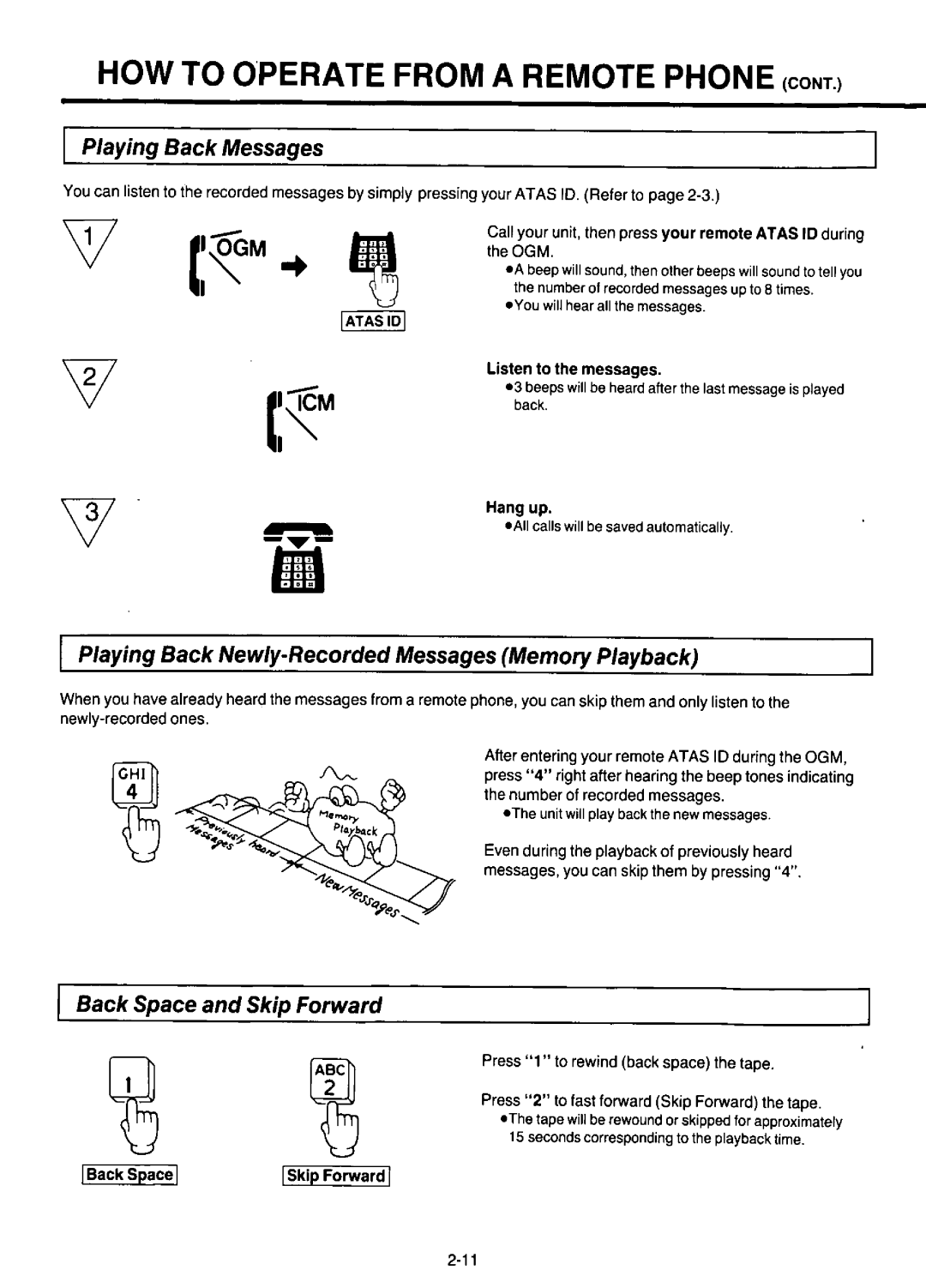 Panasonic KX-F220 manual 