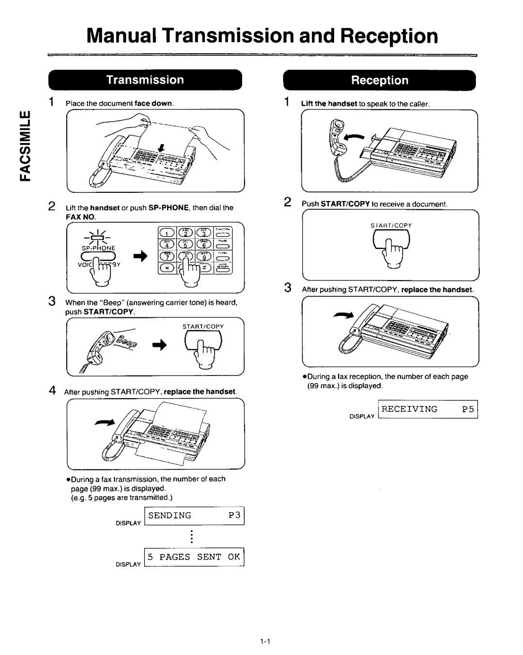 Panasonic KX-F3500 manual 