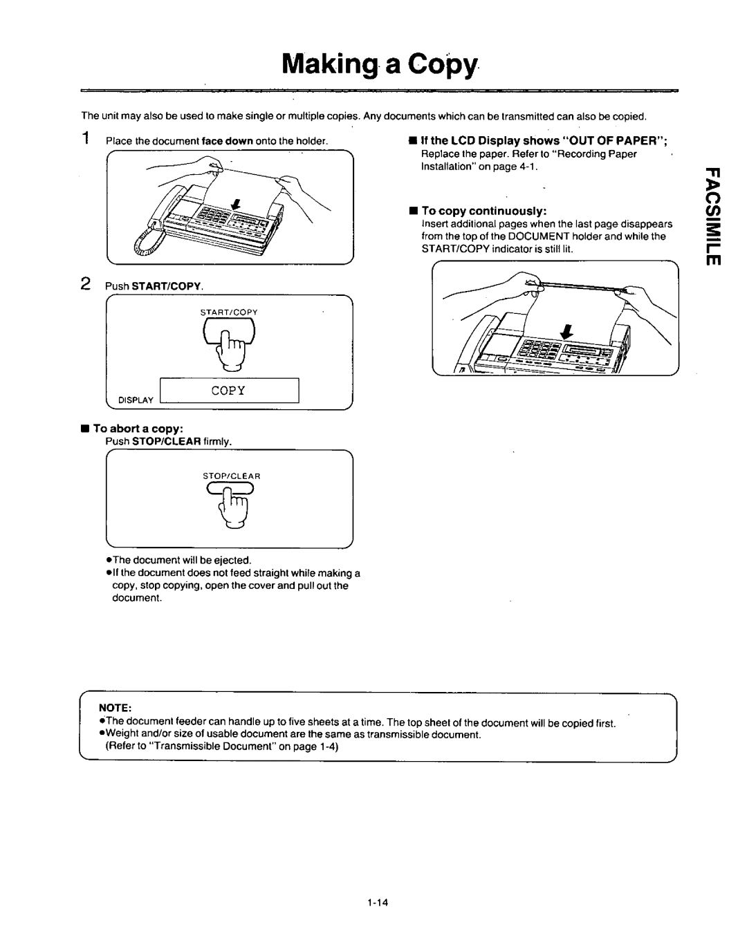 Panasonic KX-F3500 manual 