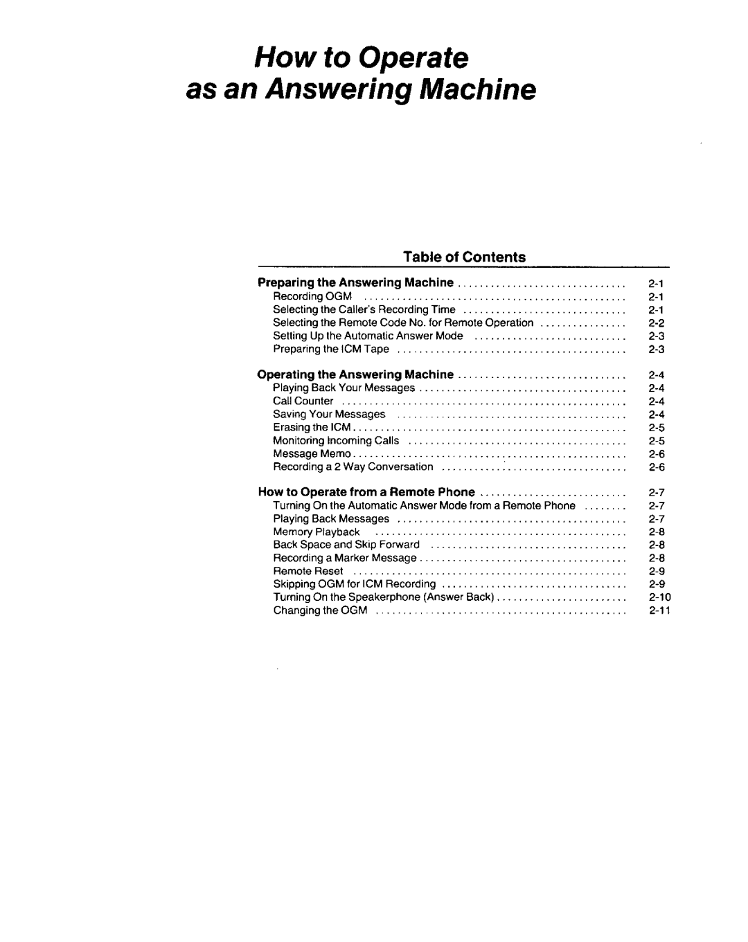 Panasonic KX-F3500 manual 