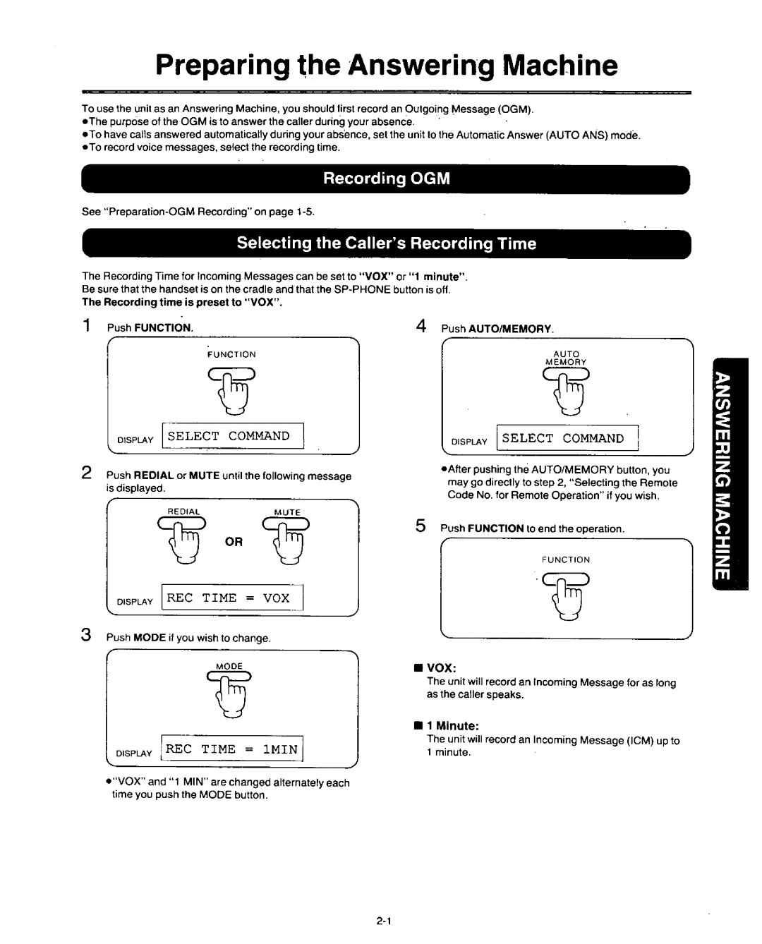 Panasonic KX-F3500 manual 