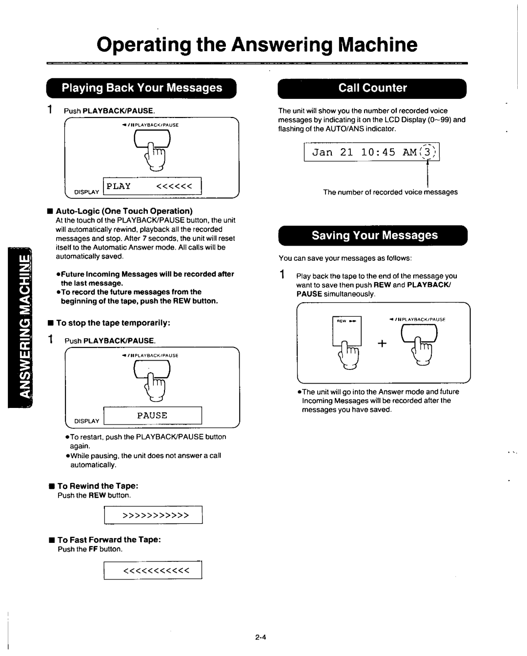 Panasonic KX-F3500 manual 