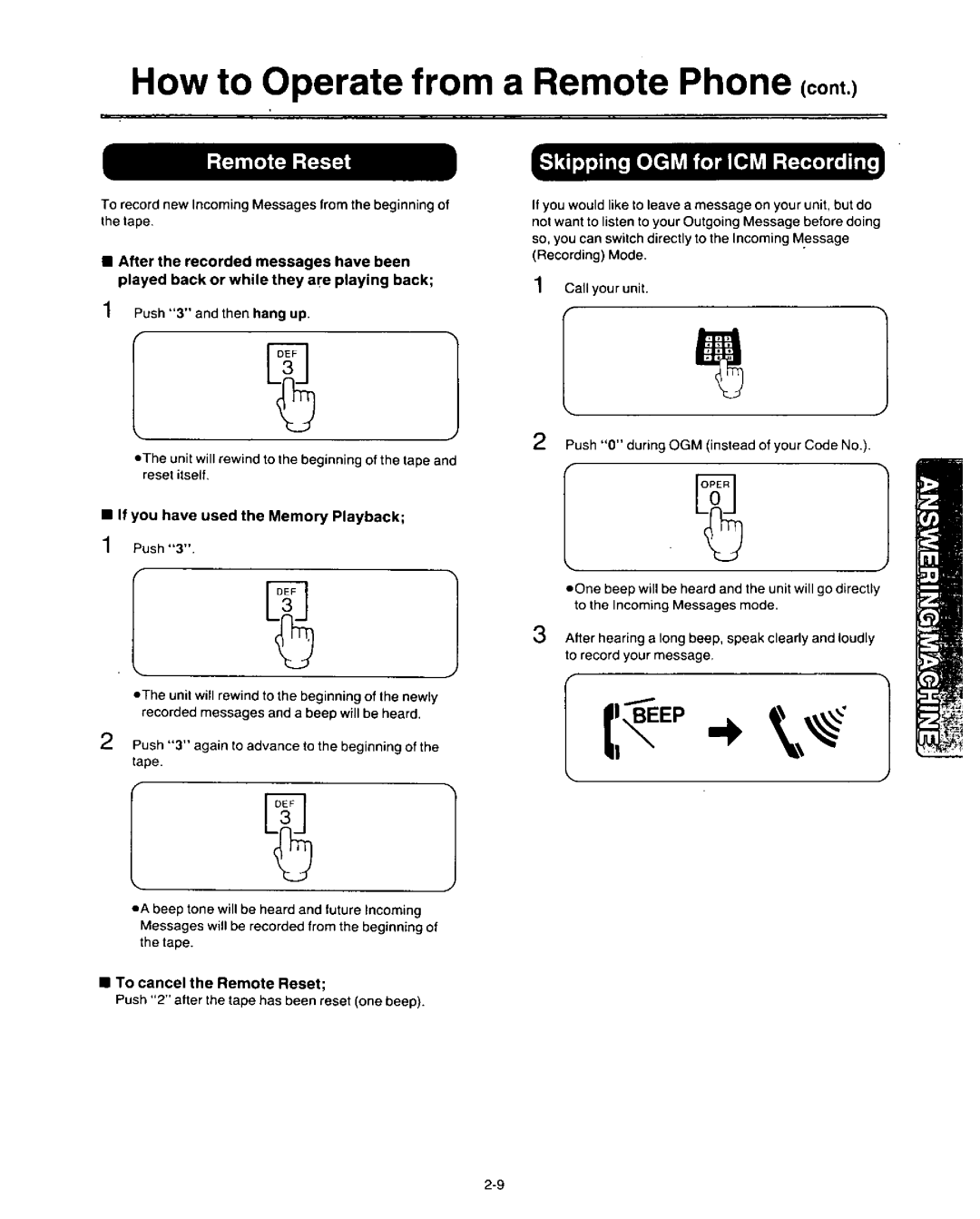 Panasonic KX-F3500 manual 