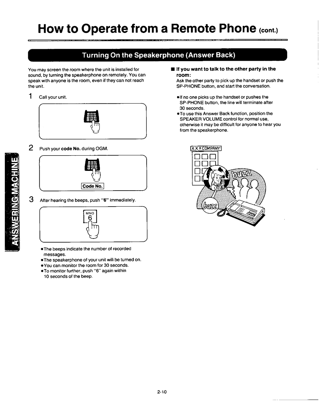 Panasonic KX-F3500 manual 