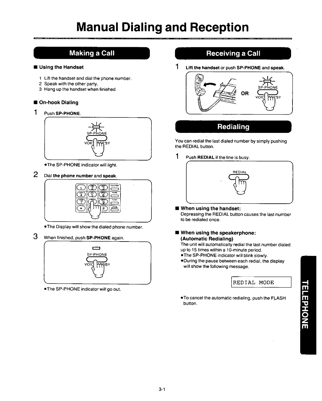 Panasonic KX-F3500 manual 