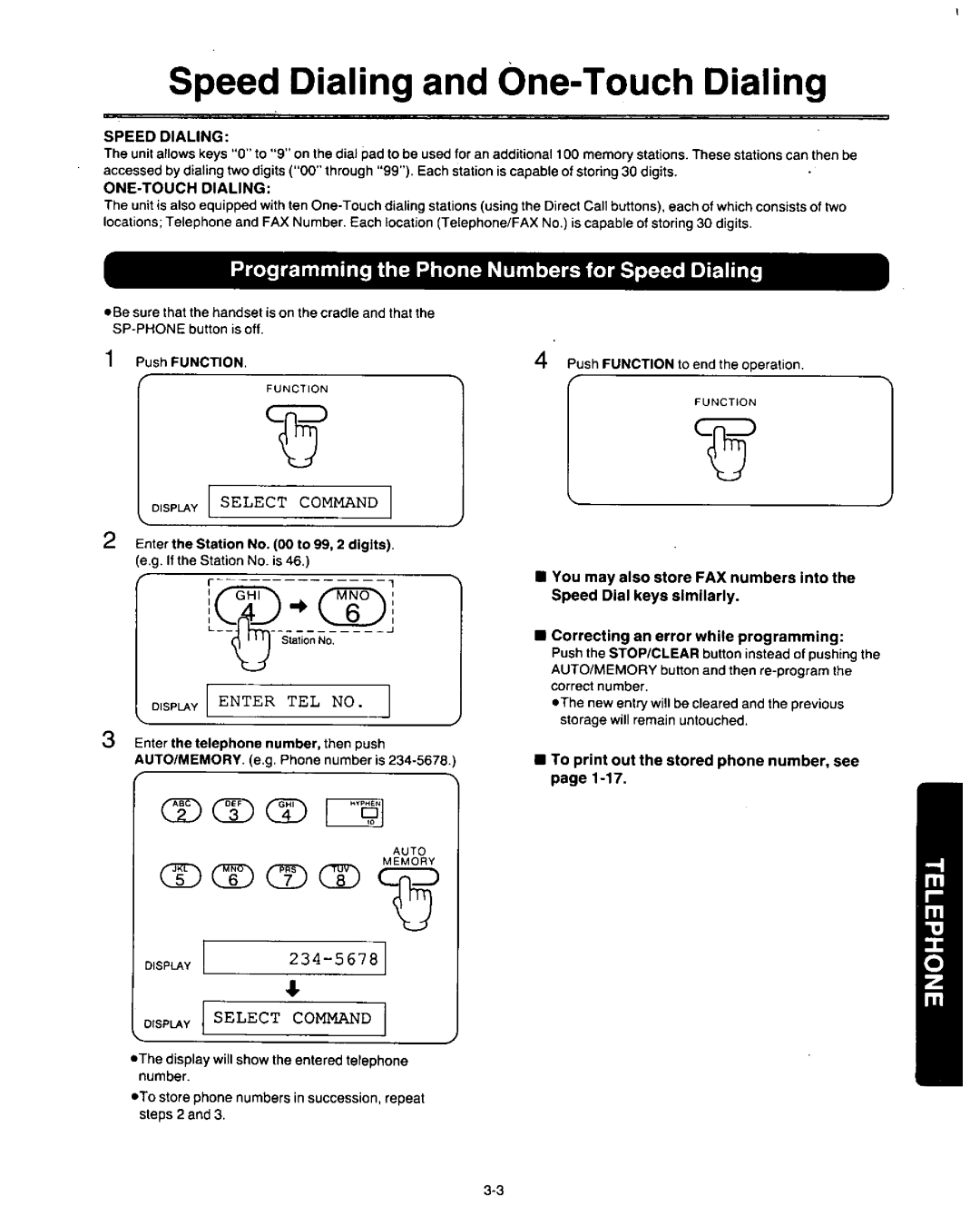 Panasonic KX-F3500 manual 