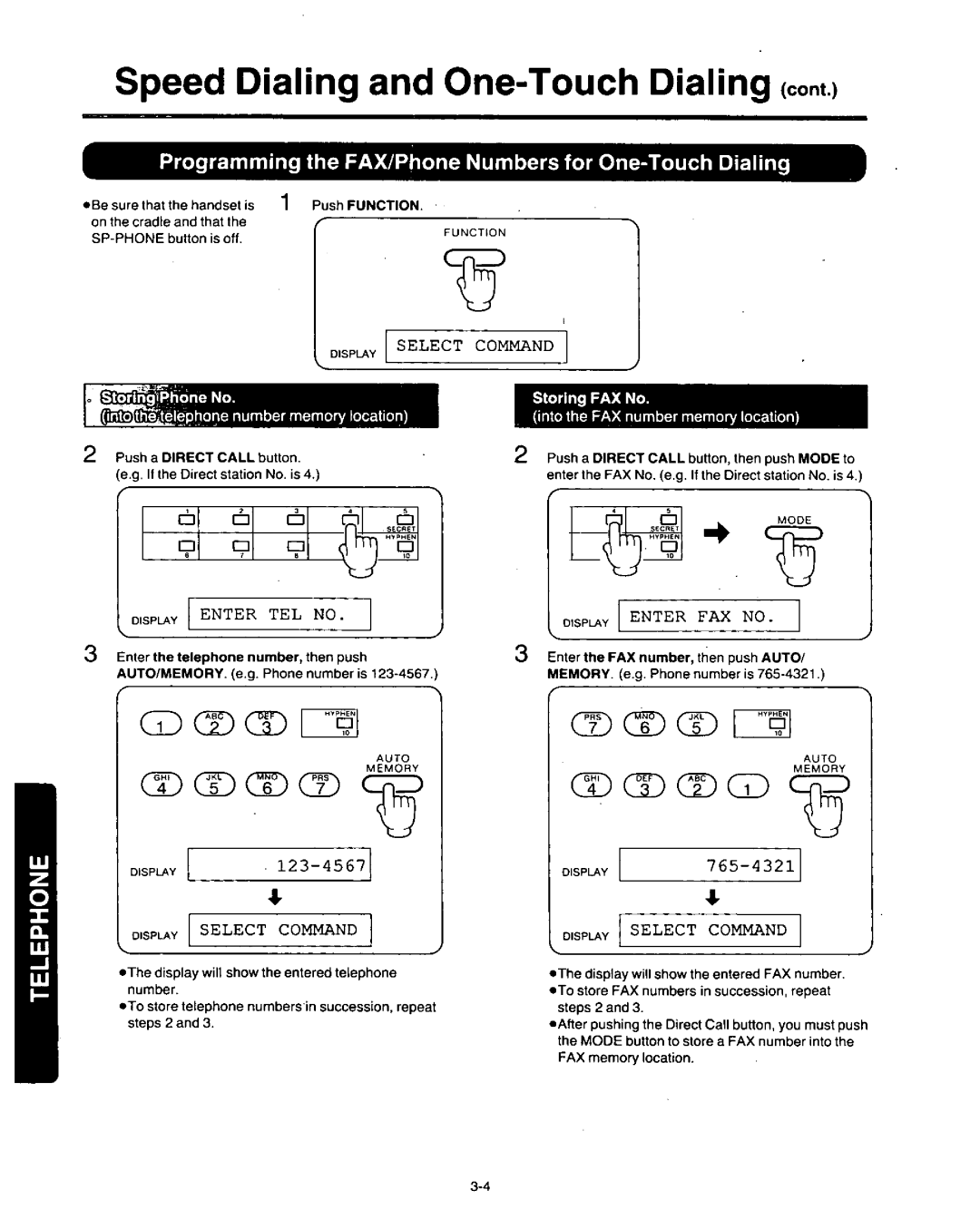 Panasonic KX-F3500 manual 