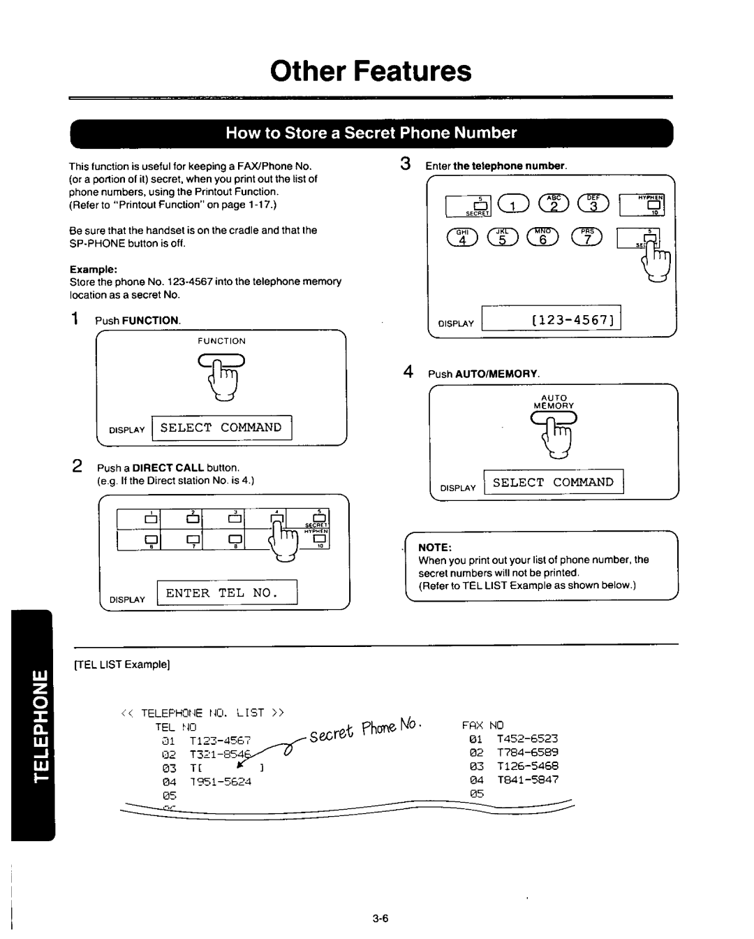 Panasonic KX-F3500 manual 