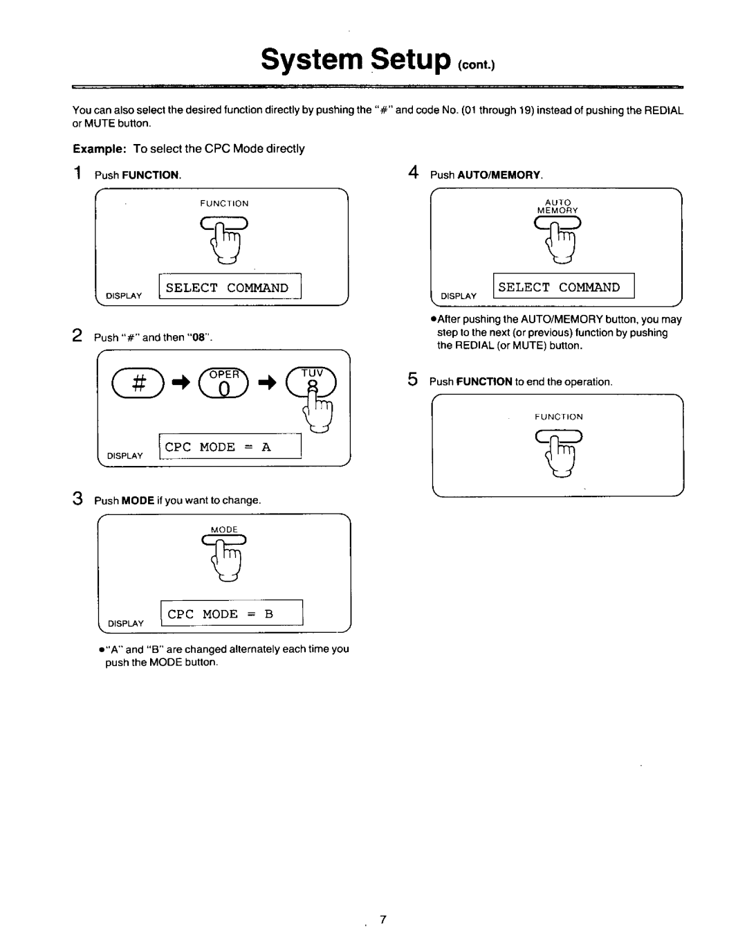 Panasonic KX-F3500 manual 