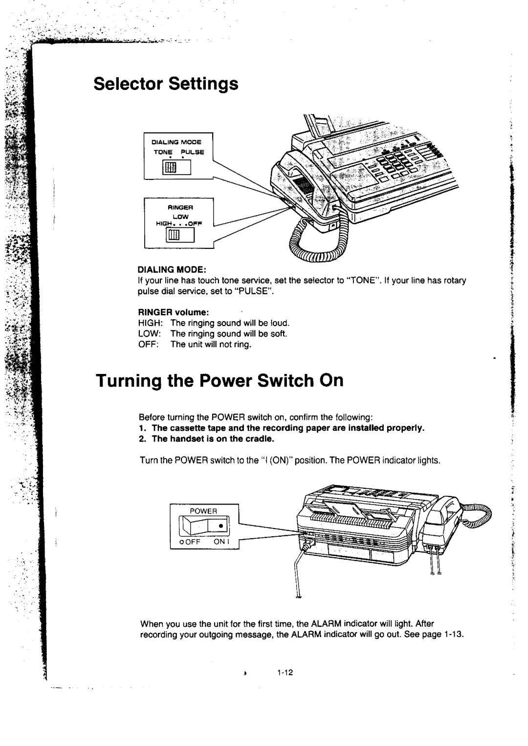 Panasonic KX-F155BA, KX-F50BA manual 