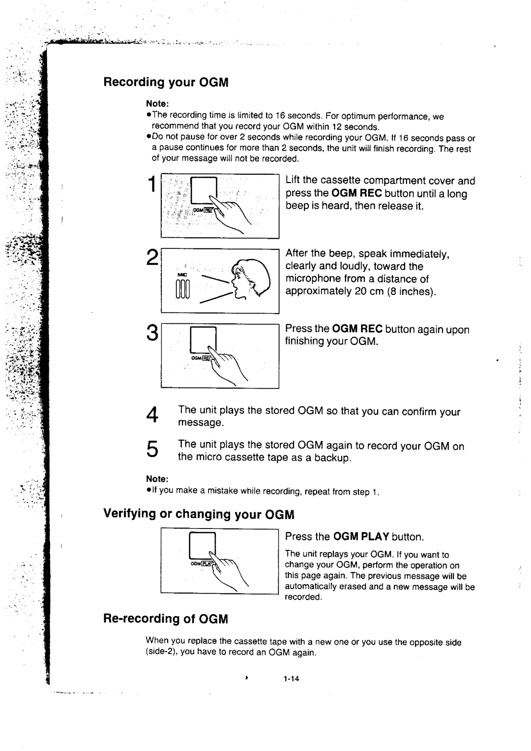 Panasonic KX-F155BA, KX-F50BA manual 