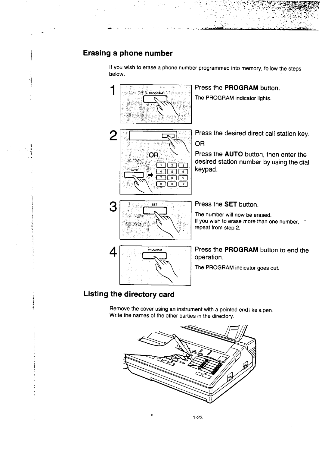 Panasonic KX-F50BA, KX-F155BA manual 