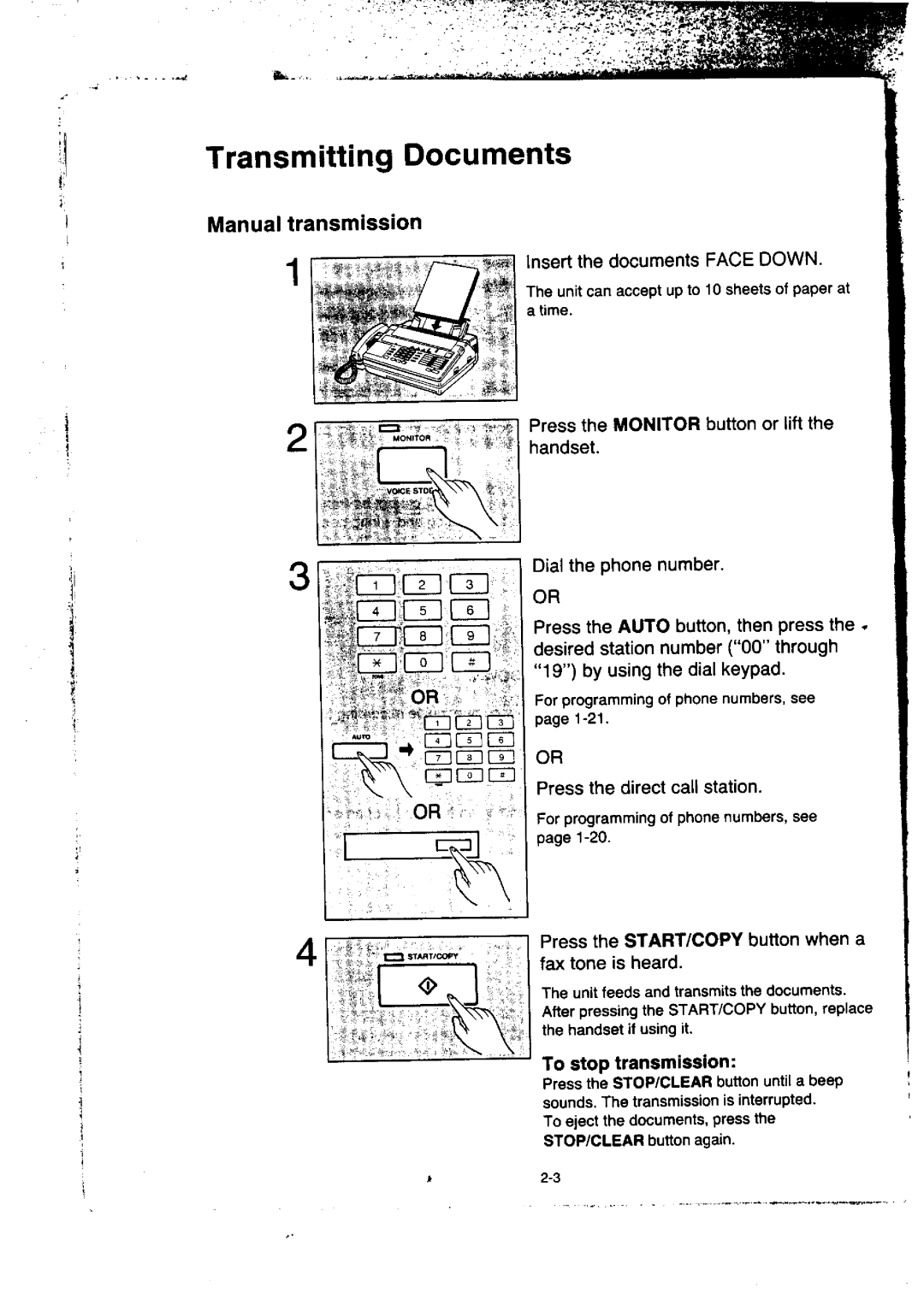 Panasonic KX-F50BA, KX-F155BA manual 