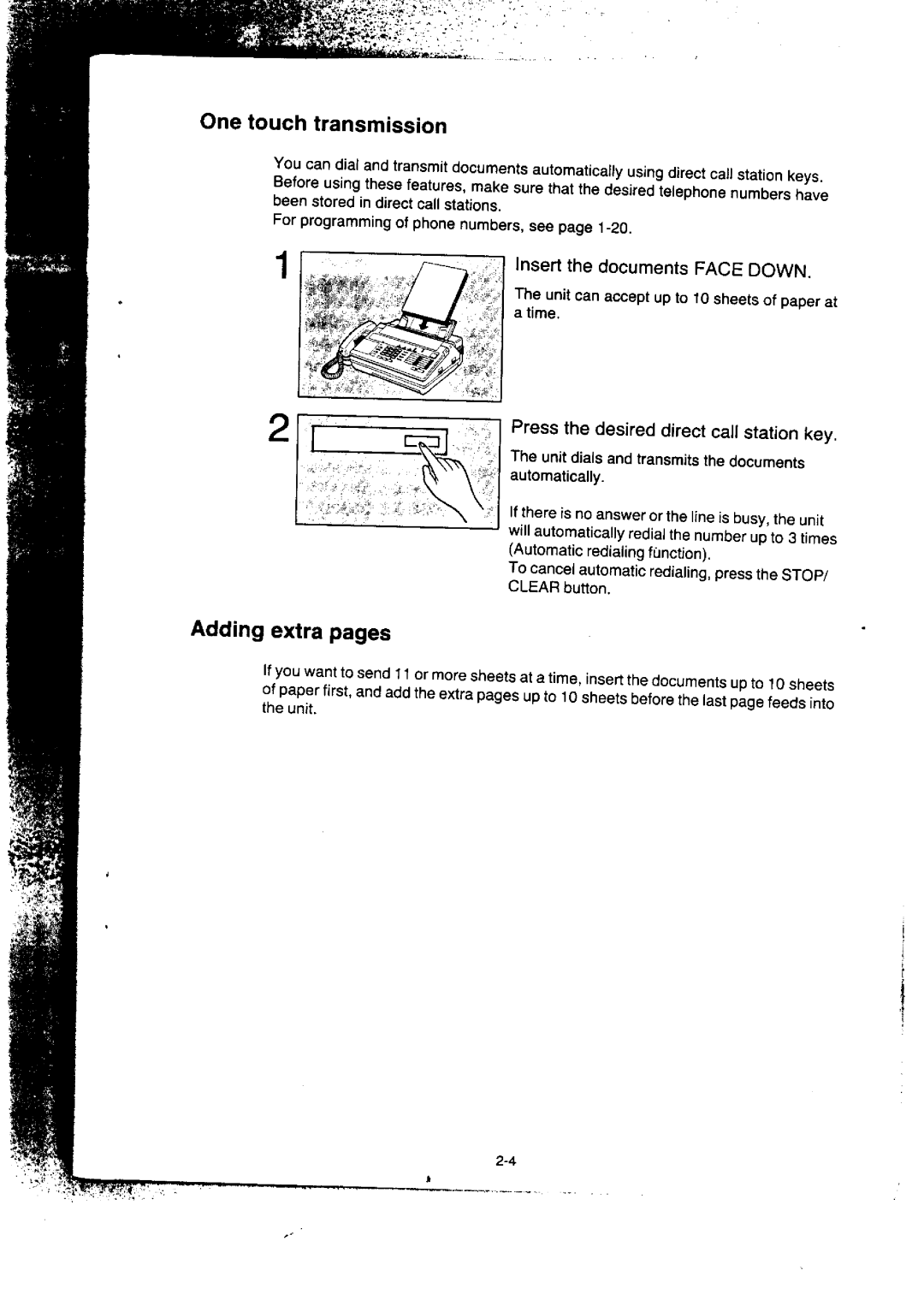 Panasonic KX-F155BA, KX-F50BA manual 