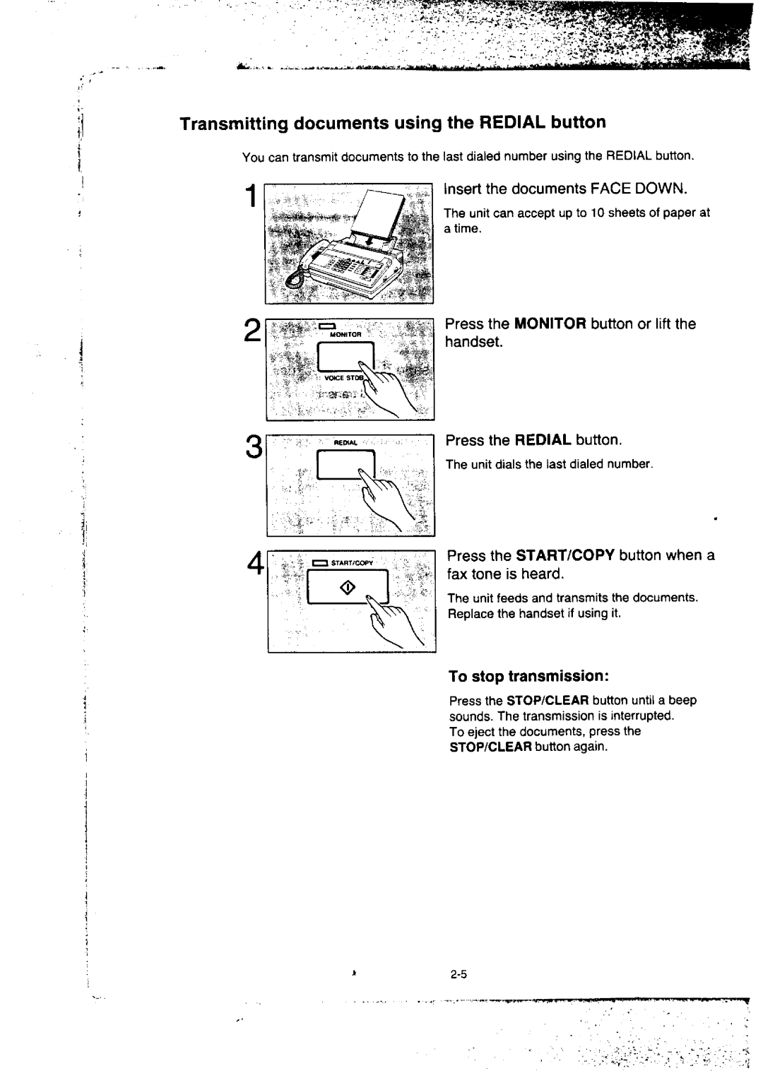 Panasonic KX-F50BA, KX-F155BA manual 