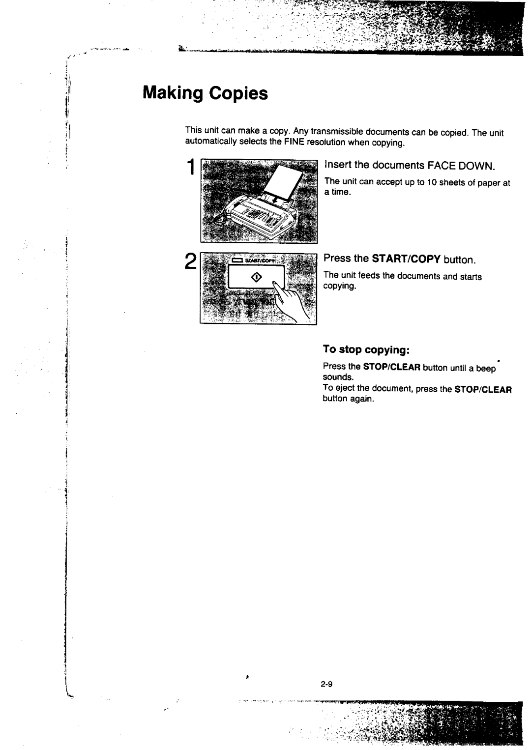 Panasonic KX-F50BA, KX-F155BA manual 