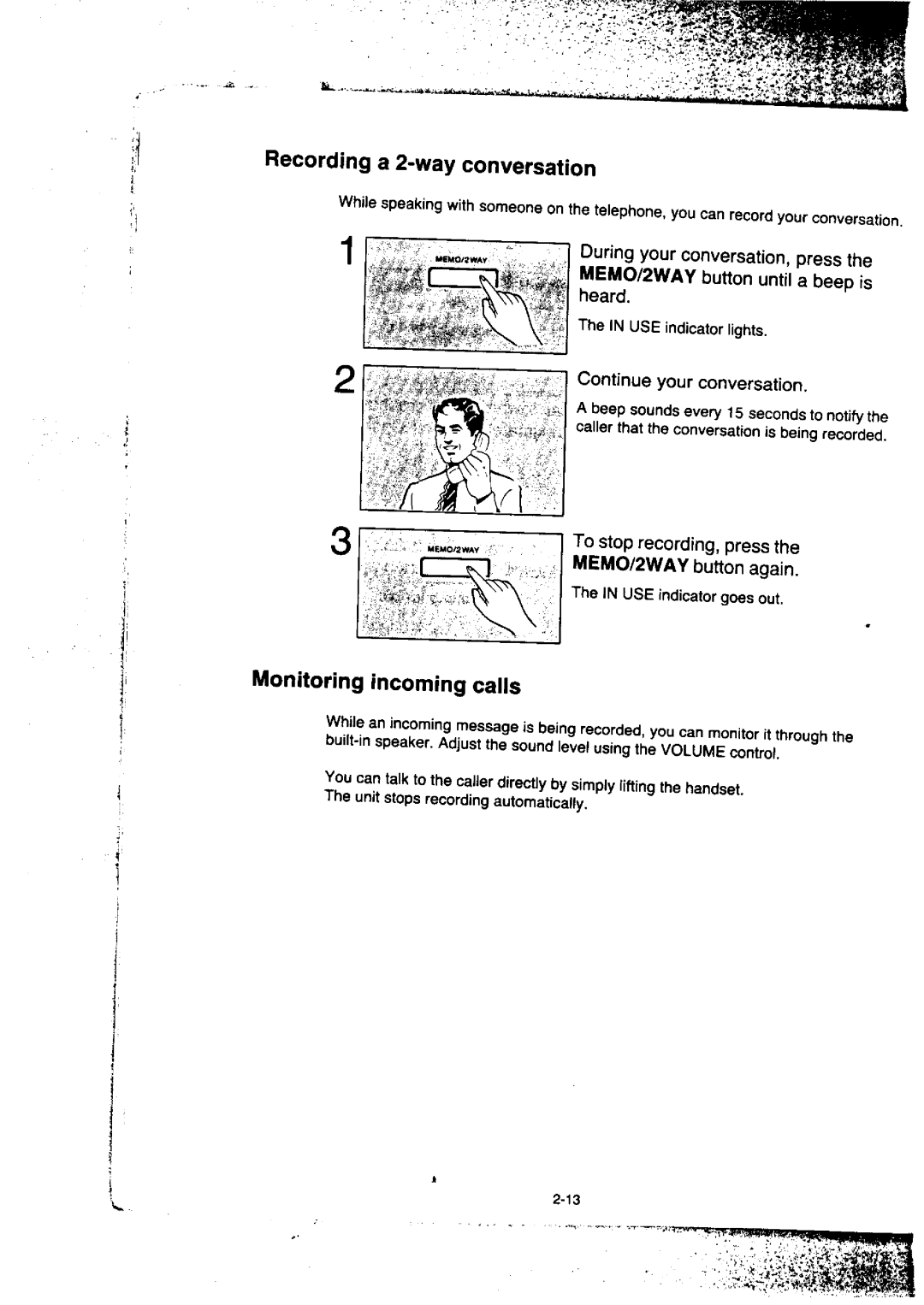 Panasonic KX-F50BA, KX-F155BA manual 