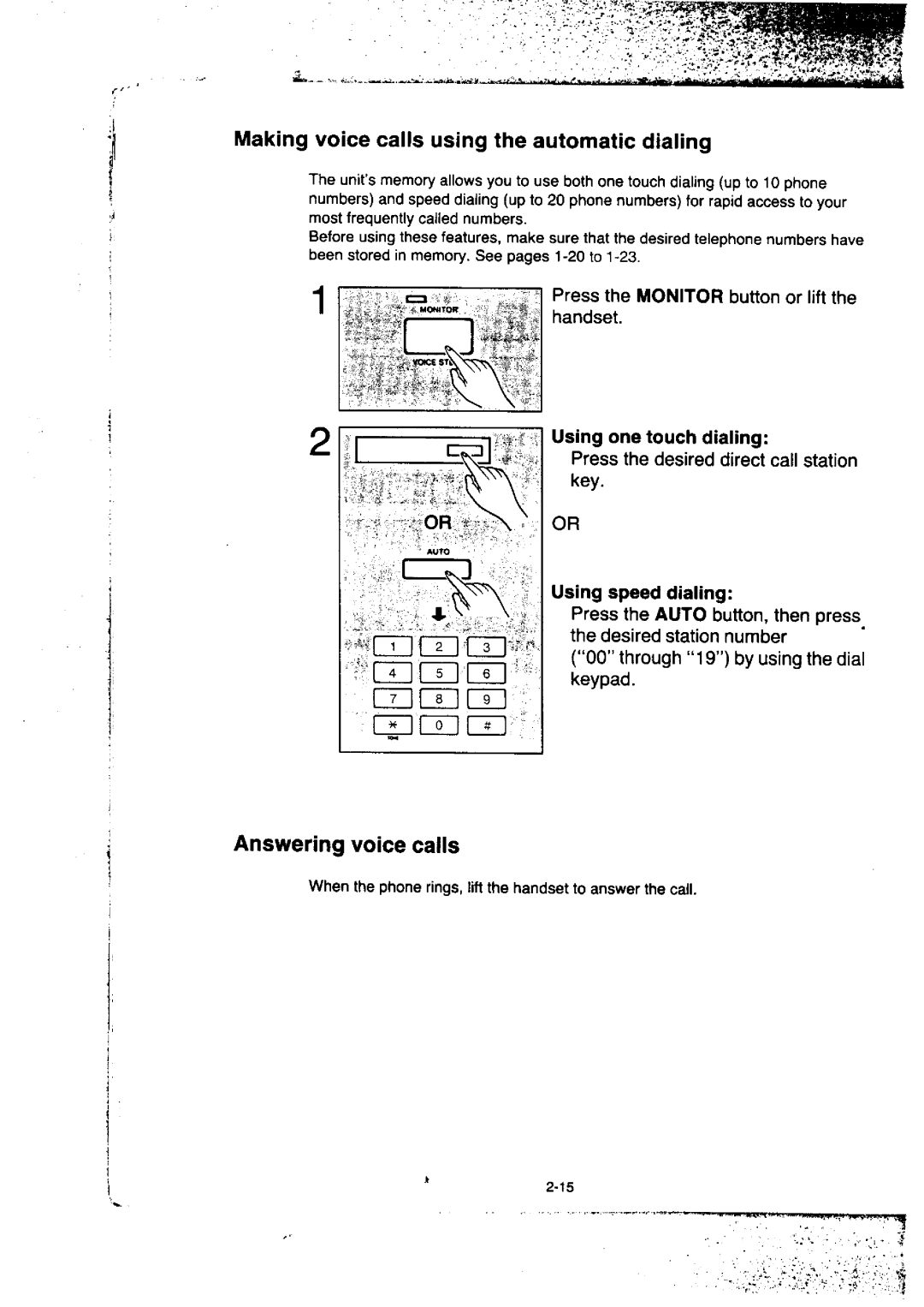 Panasonic KX-F50BA, KX-F155BA manual 