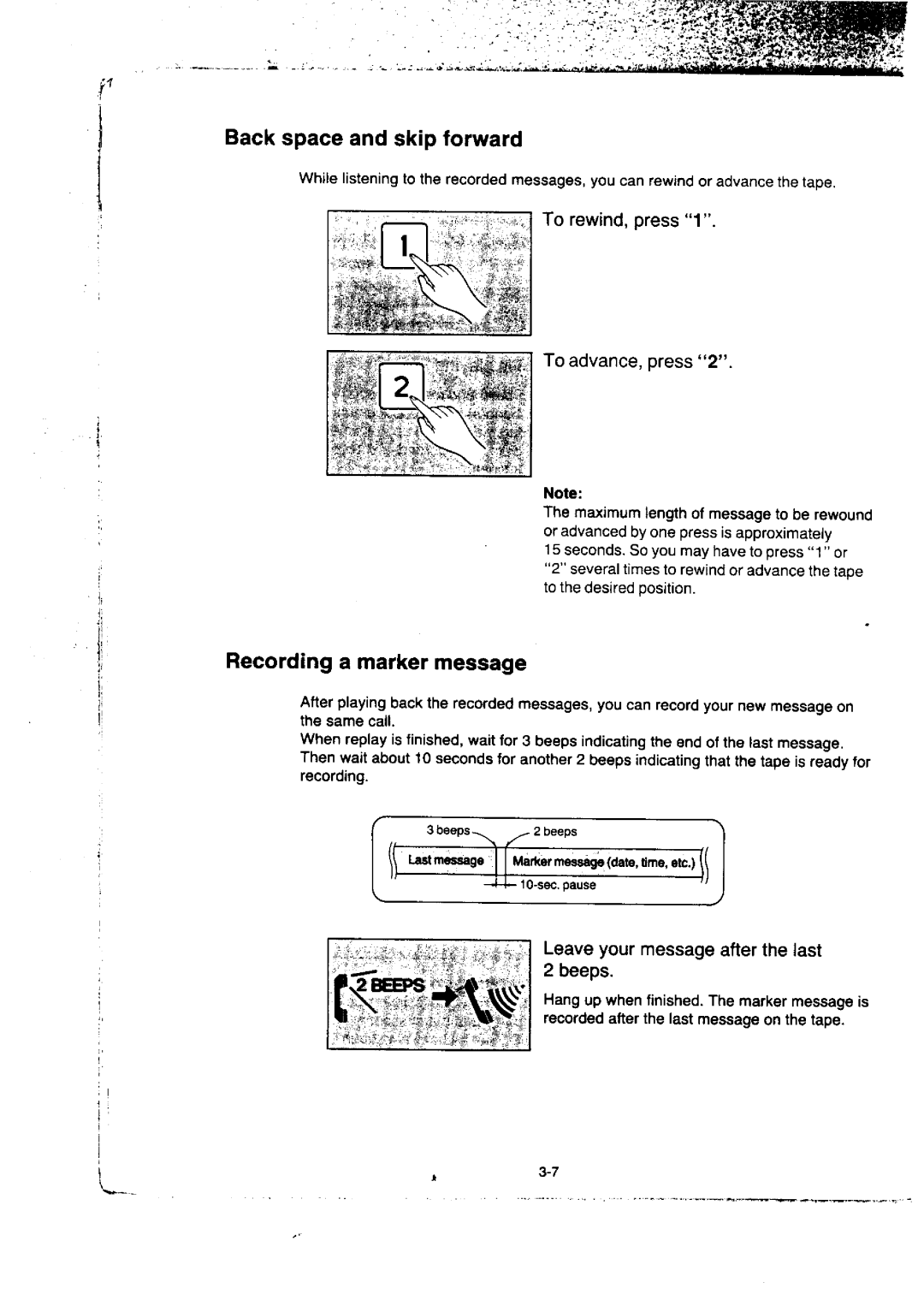 Panasonic KX-F50BA, KX-F155BA manual 