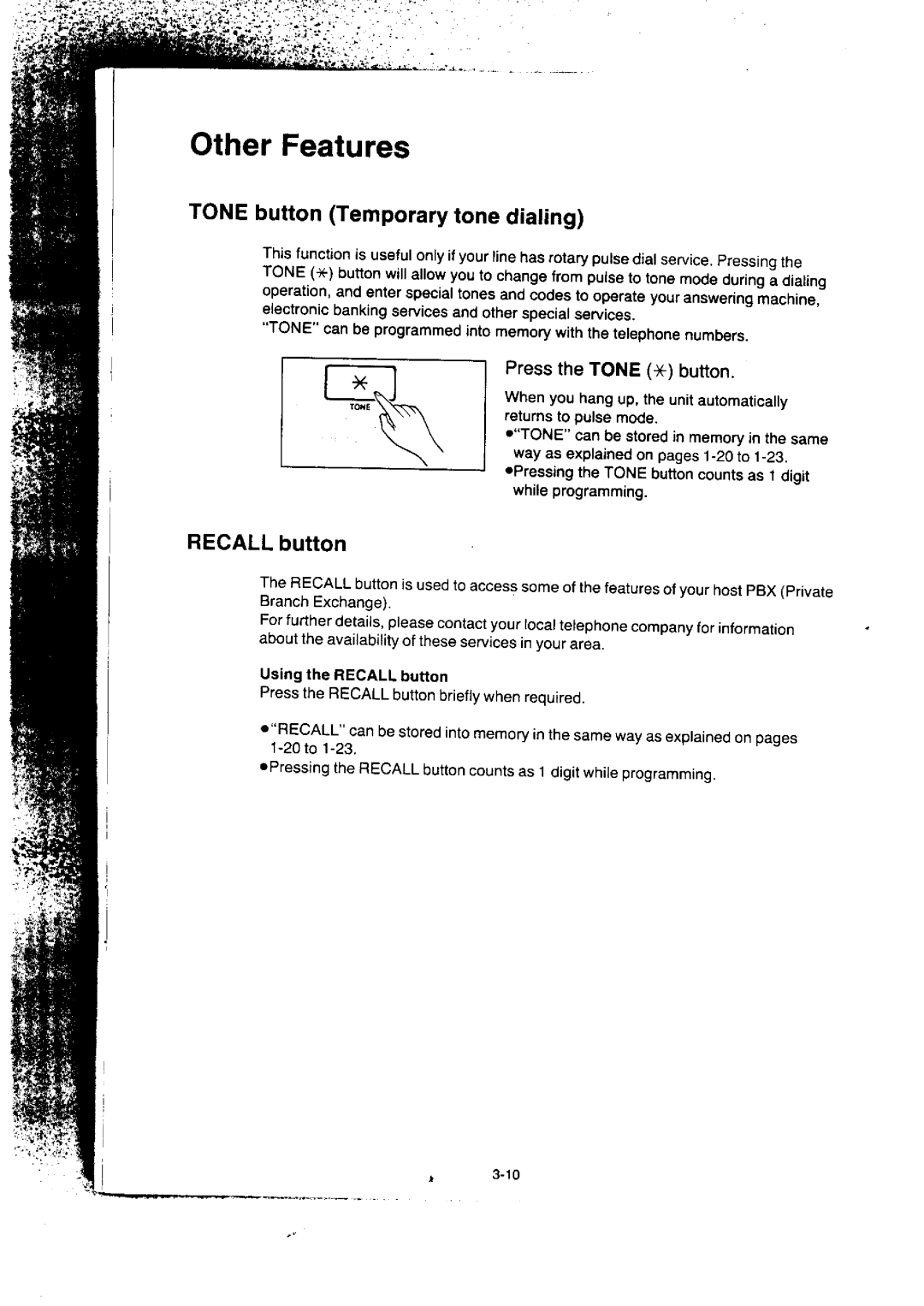 Panasonic KX-F155BA, KX-F50BA manual 