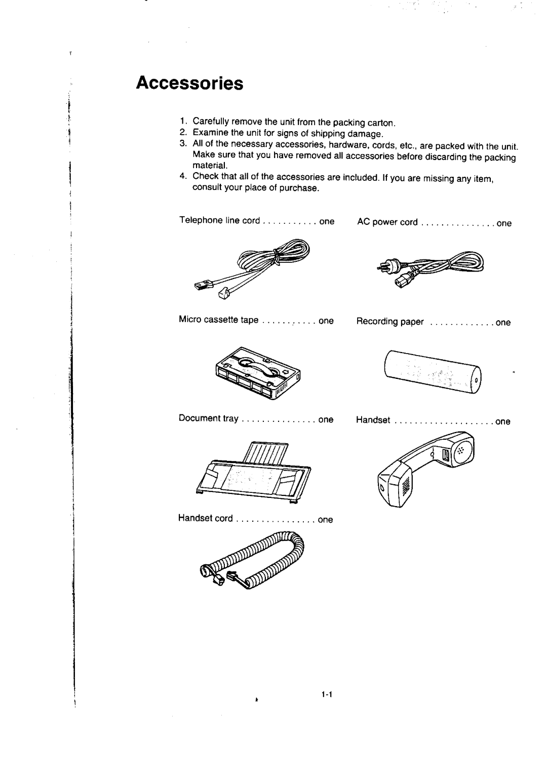 Panasonic KX-F50BA, KX-F155BA manual 