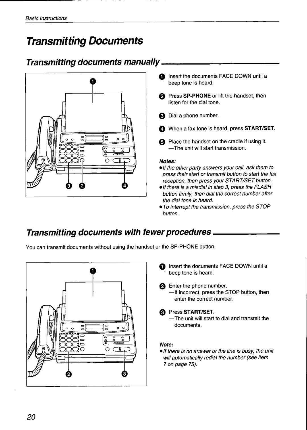 Panasonic KX-F750 manual 