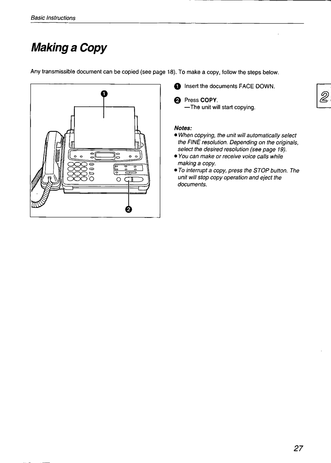 Panasonic KX-F750 manual 