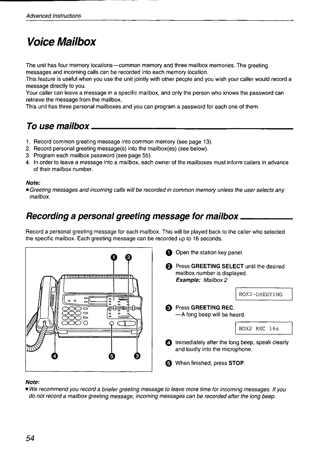 Panasonic KX-F750 manual 