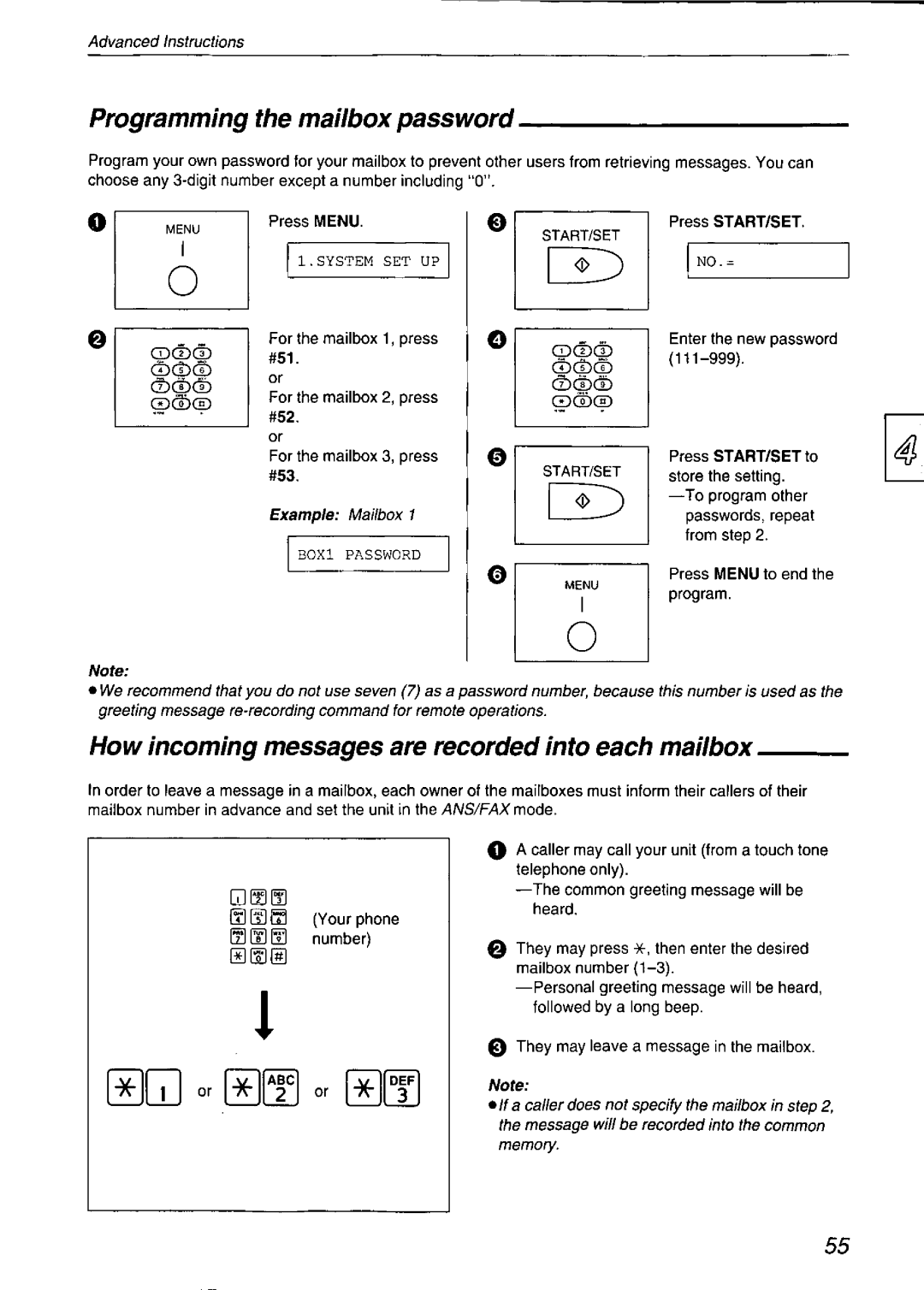 Panasonic KX-F750 manual 