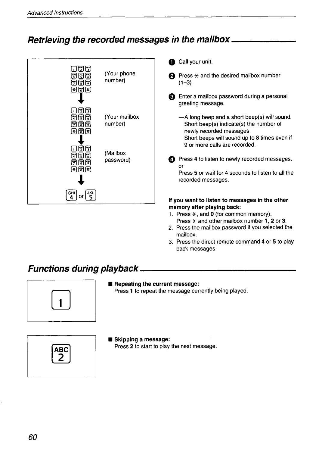 Panasonic KX-F750 manual 