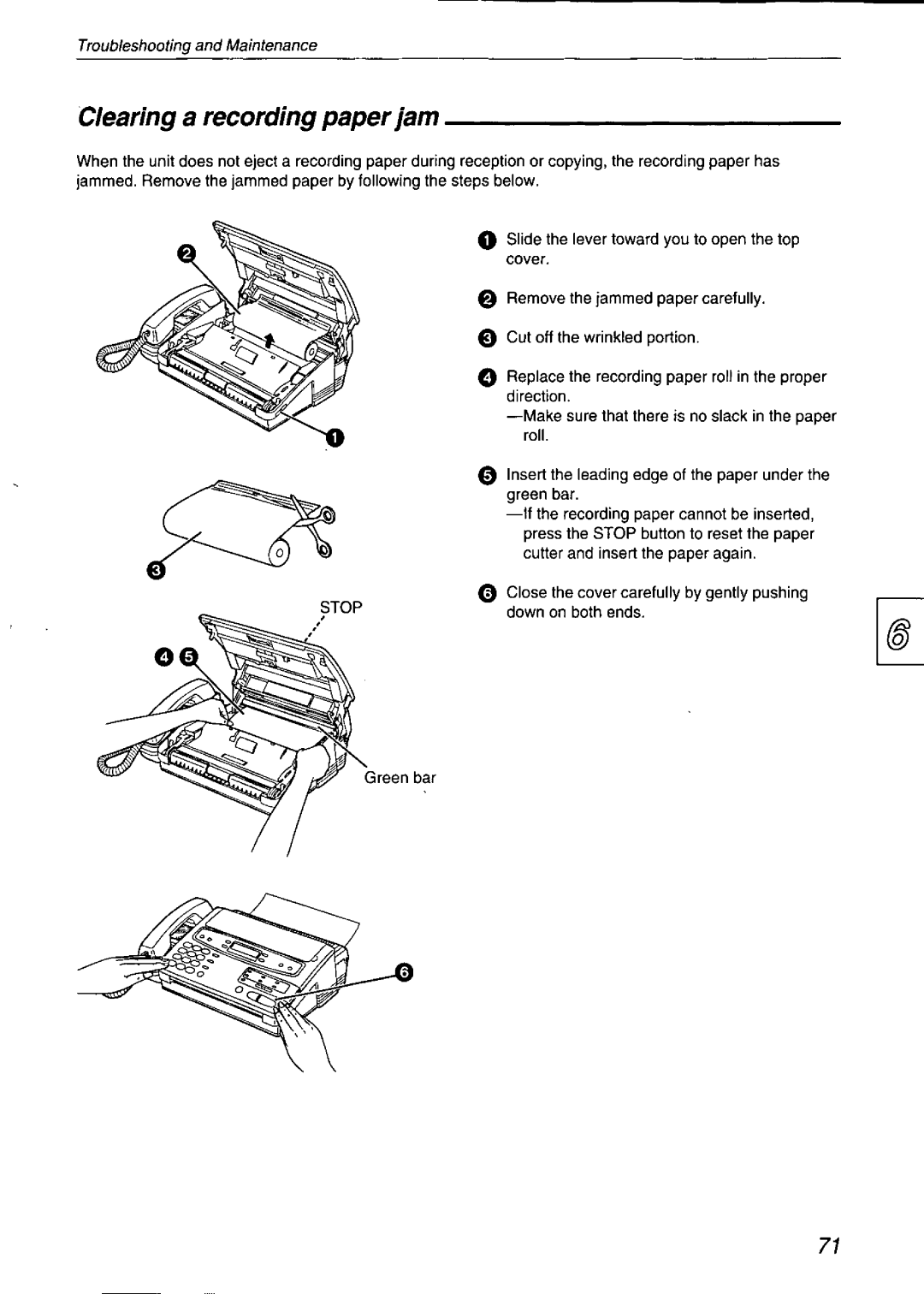 Panasonic KX-F750 manual 