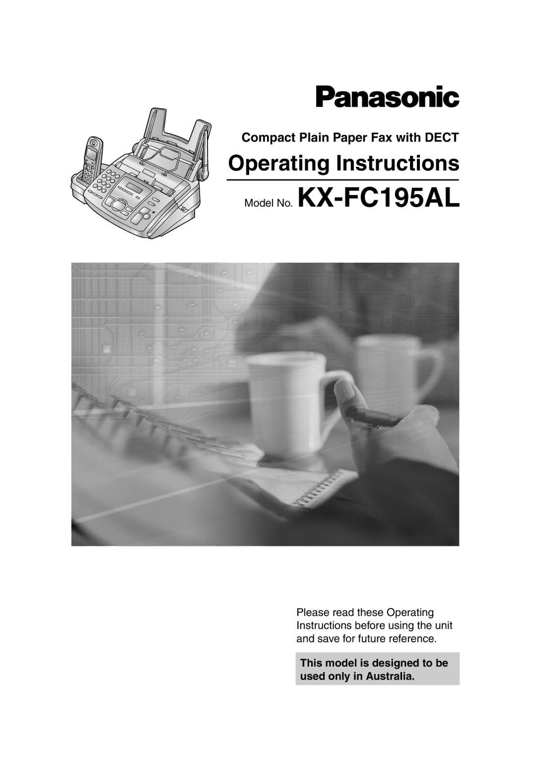 Panasonic KX-FC195AL manual Operating Instructions 