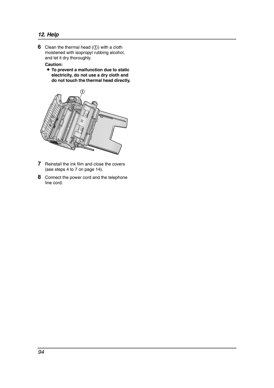 Panasonic KX-FC238HK manual Help 