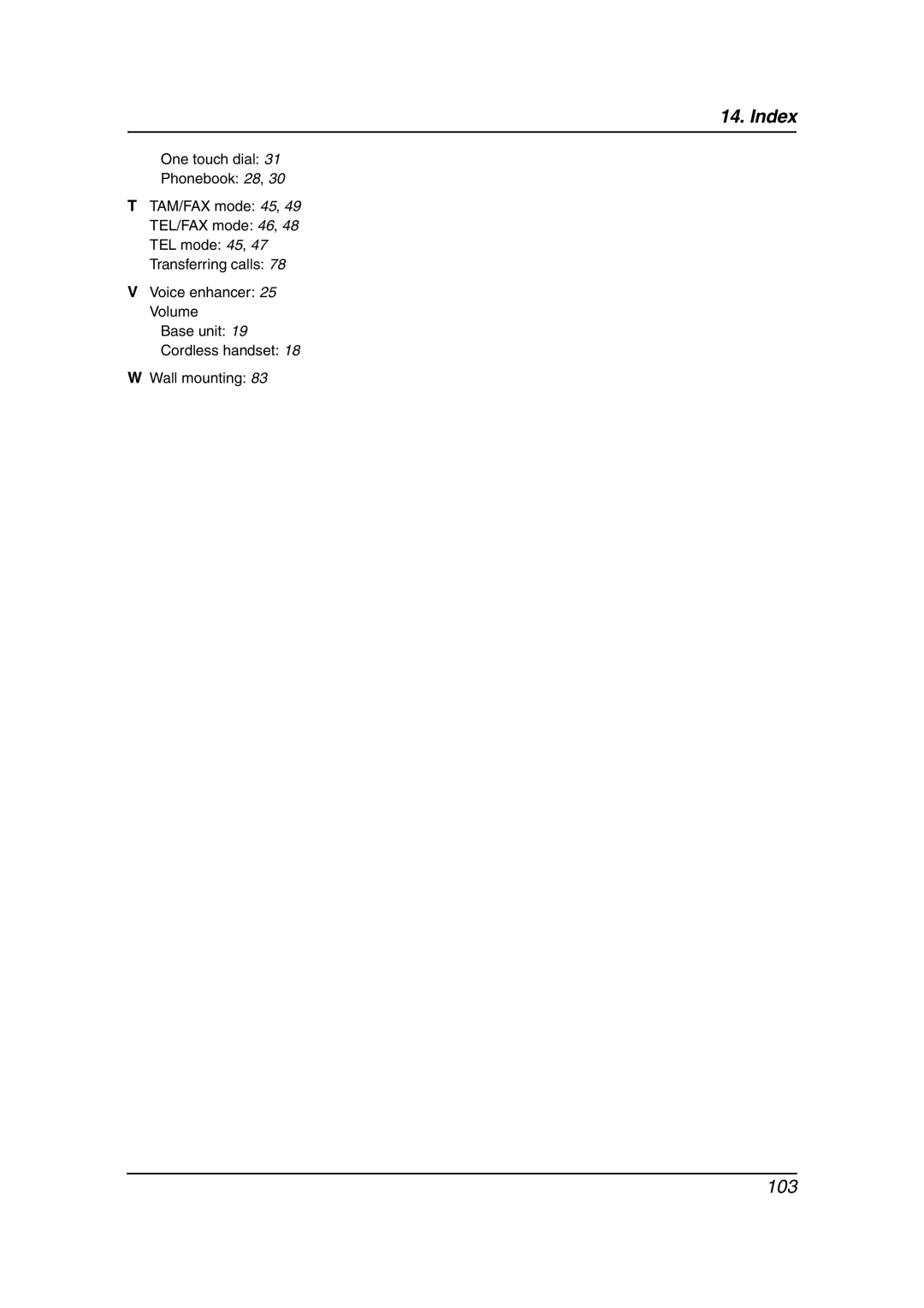 Panasonic KX-FC962HK manual 103 