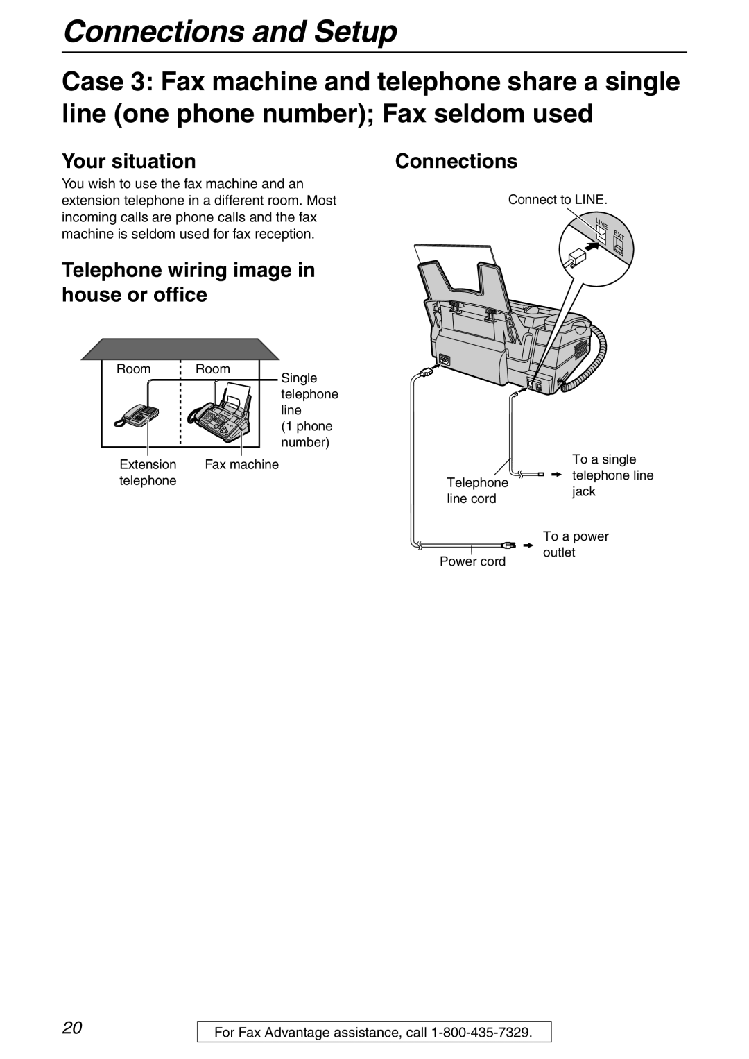 Panasonic KX-FHD332 manual Telephone wiring image in house or office 