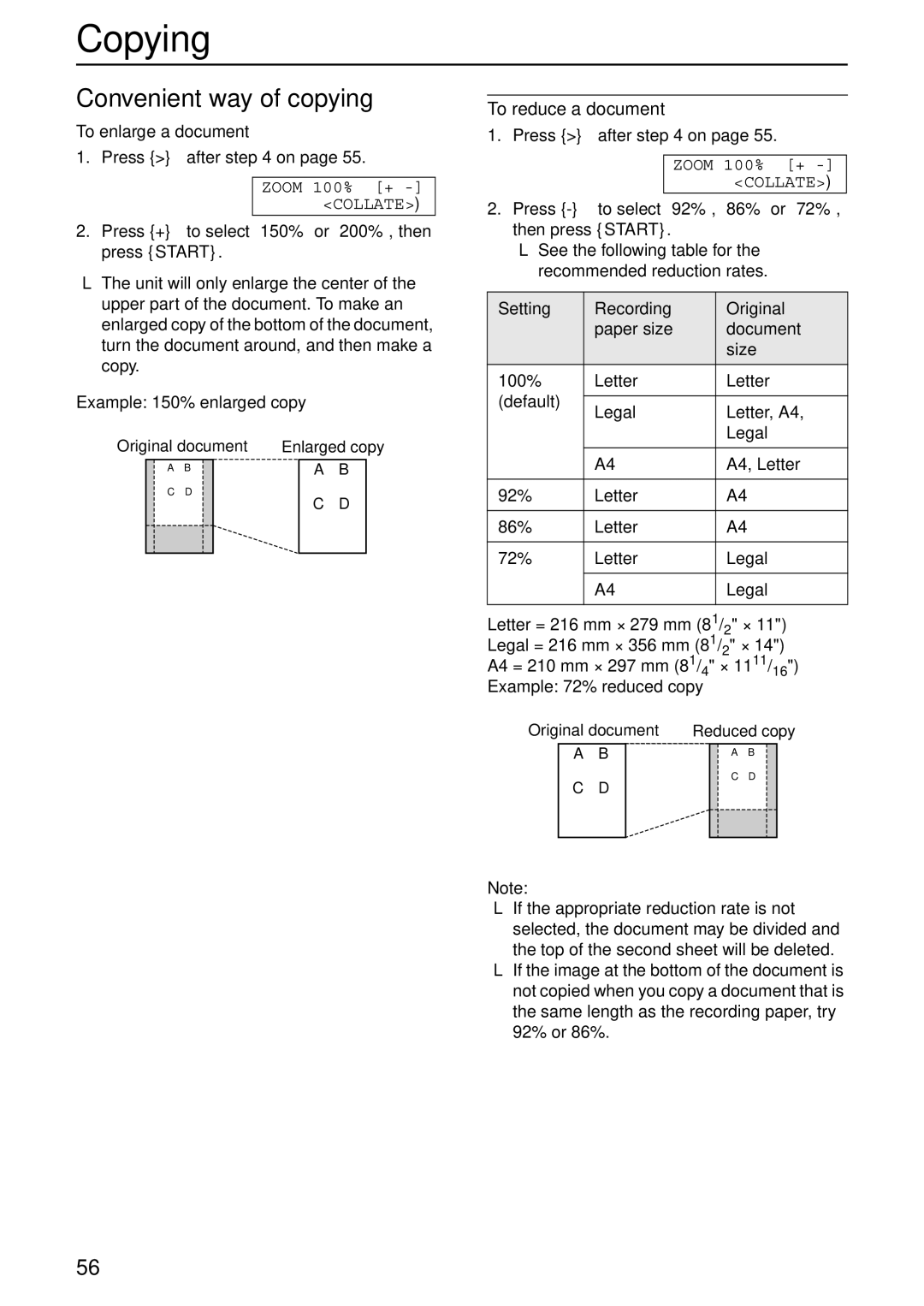 Panasonic KX-FHD332 manual Convenient way of copying 