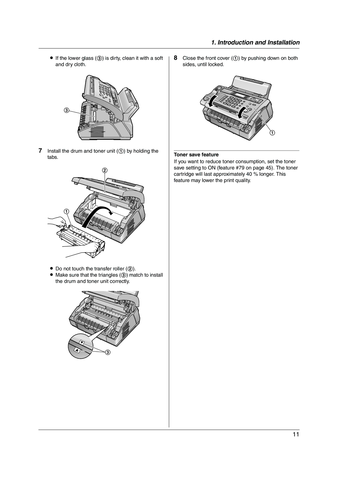 Panasonic KX-FL313HK operating instructions Toner save feature 