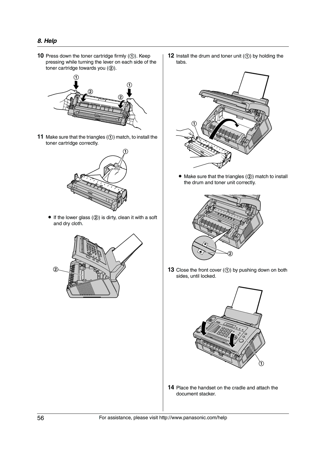 Panasonic KX-FL421 manual Help 