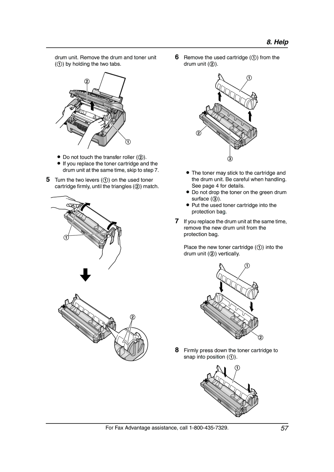 Panasonic KX-FL511 manual Help 