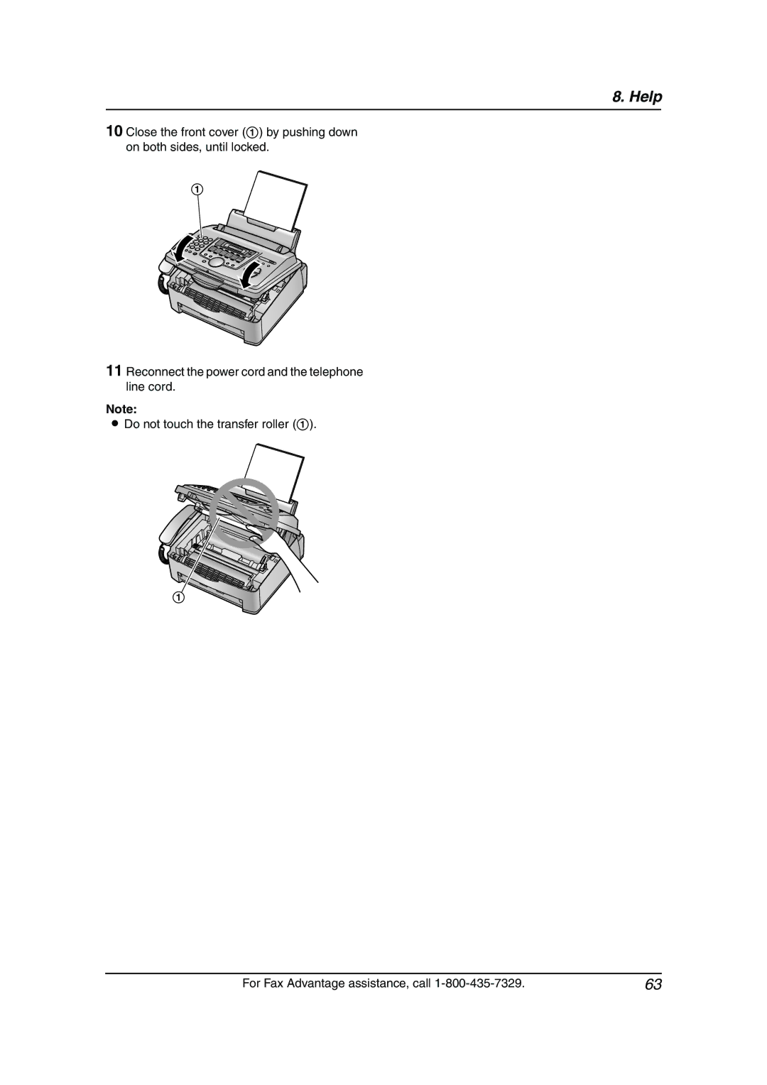 Panasonic KX-FL511 manual Help 