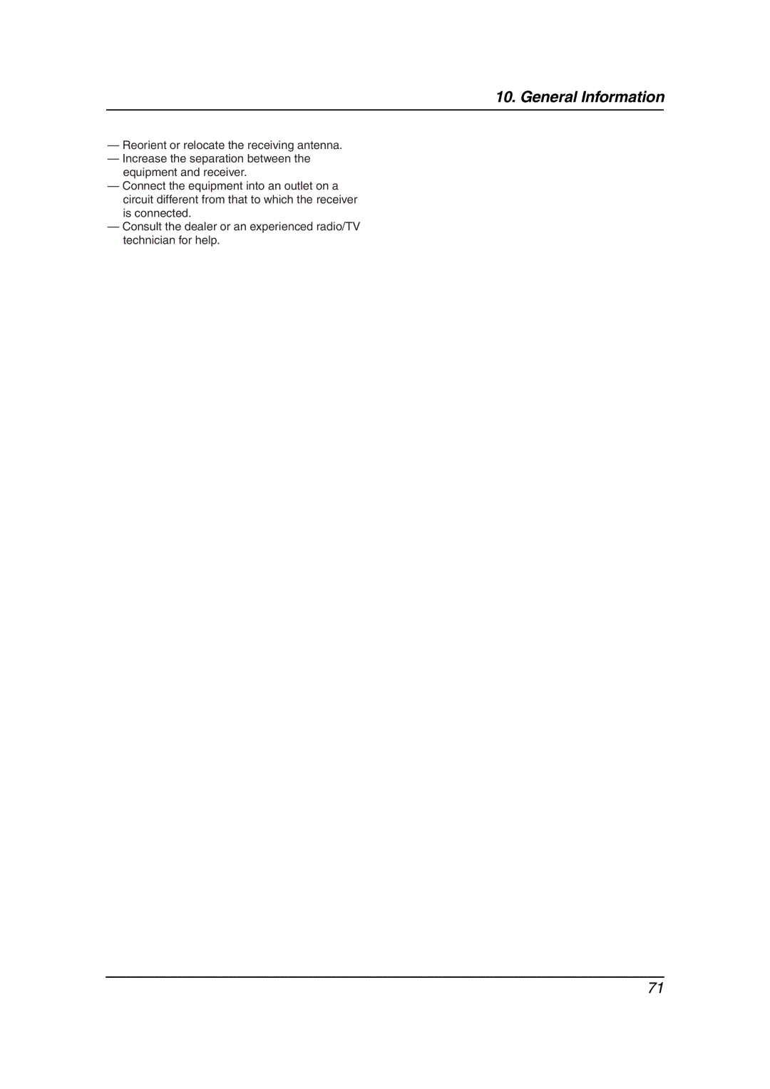 Panasonic KX-FL511 manual General Information 