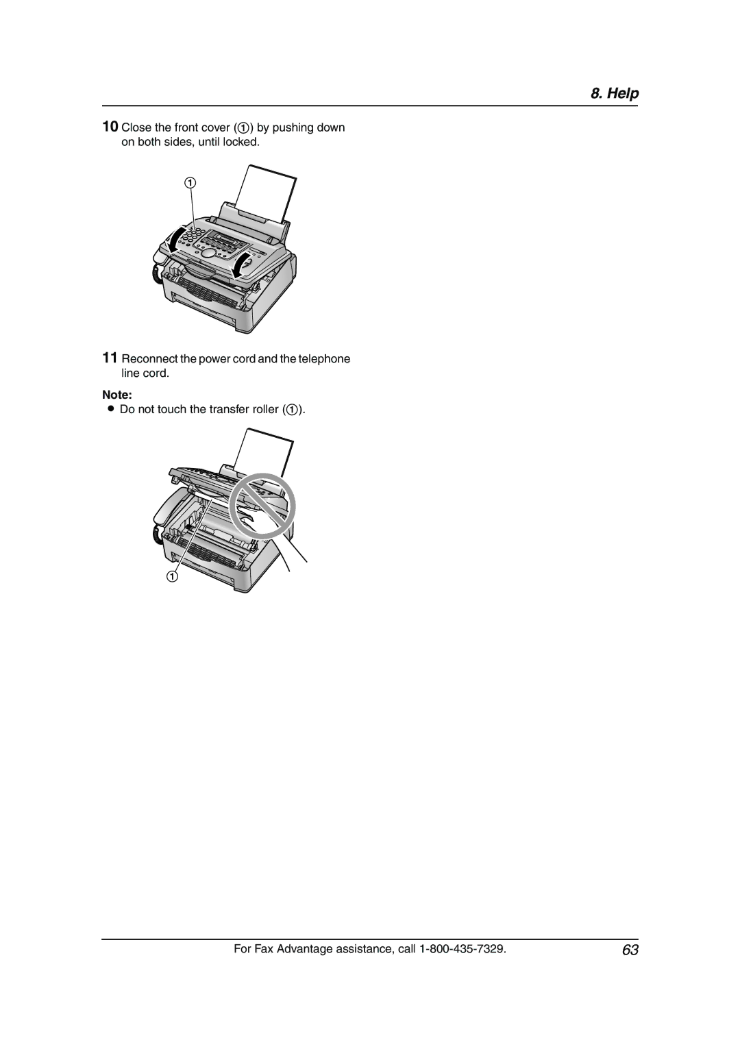 Panasonic KX-FL541 manual Help 