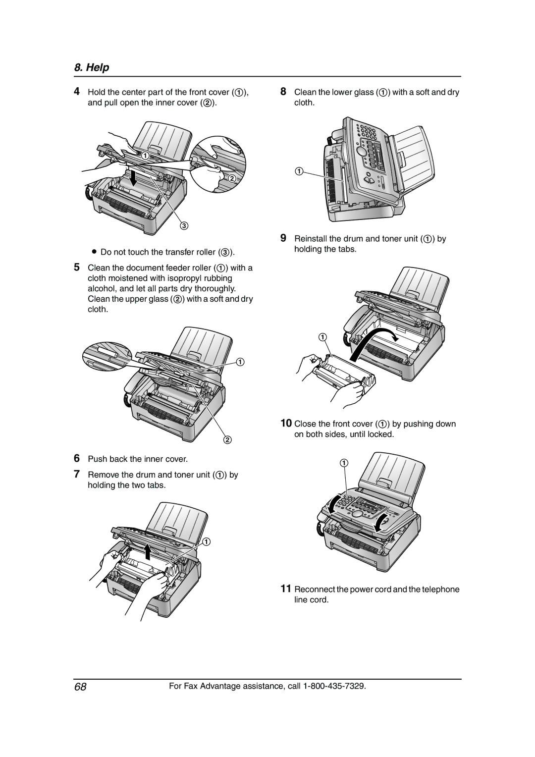 Panasonic KX-FL611 manual Help 