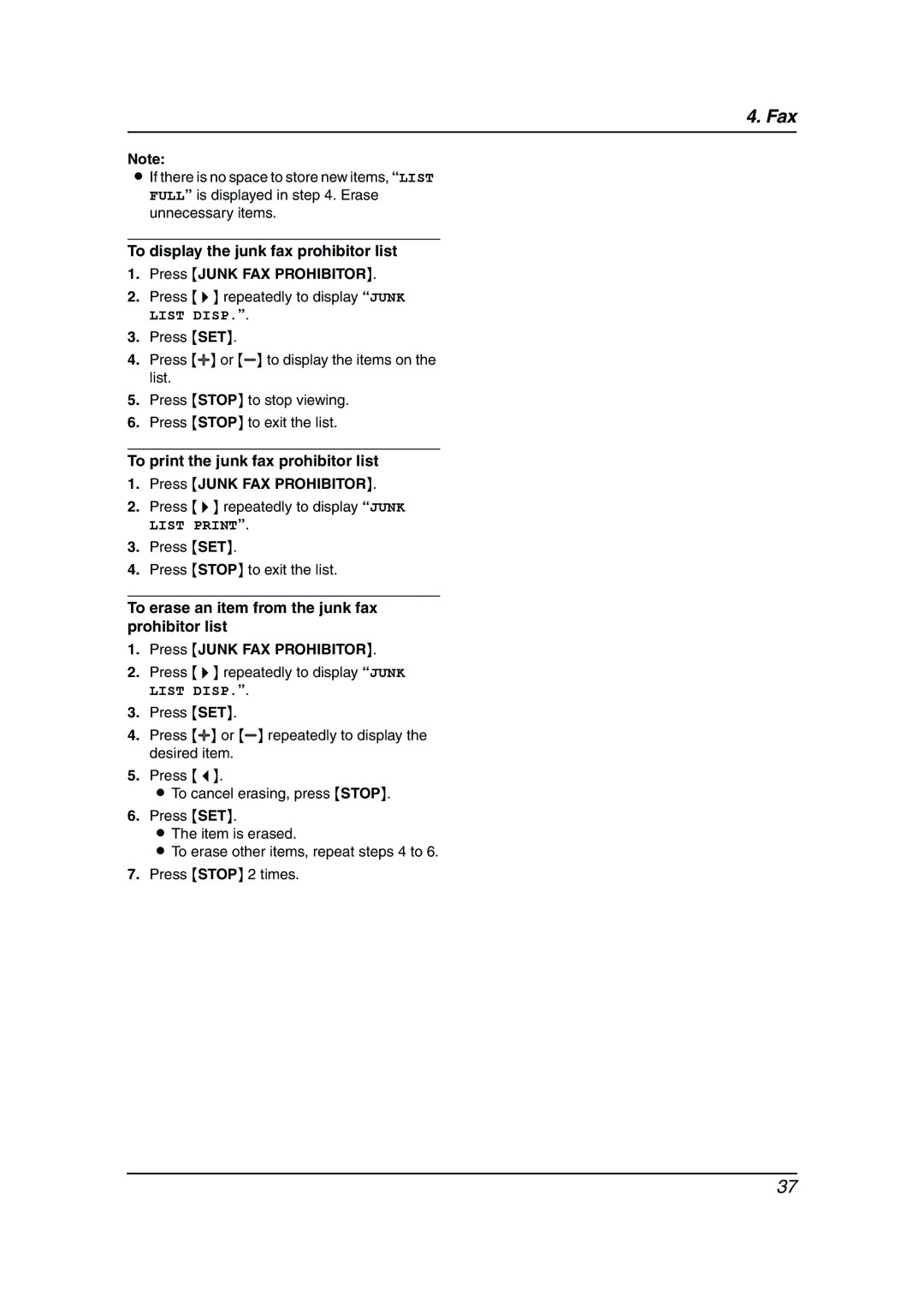 Panasonic KX-FL611AL manual Fax 