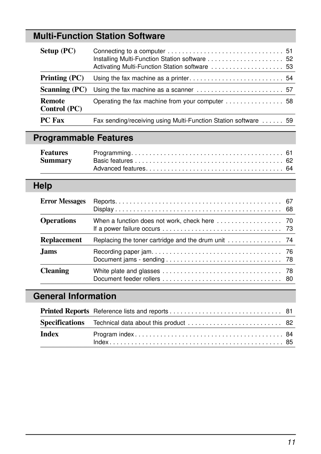 Panasonic KX-FLB756AL manual Using the fax machine as a printer, Using the fax machine as a scanner, Advanced features 